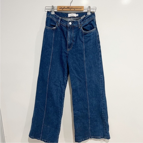 & Other Stories High Rise Front Seam Wide Leg Jeans - Picture 1 of 9